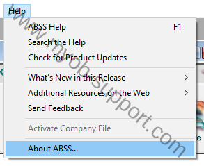 How to check your ABSS (MYOB) file ID