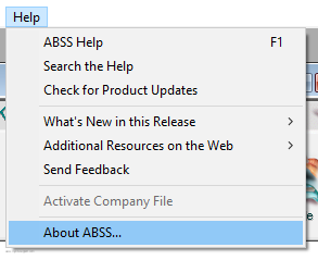 How to check your ABSS (MYOB) file ID