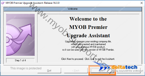 myob upgrade assistant