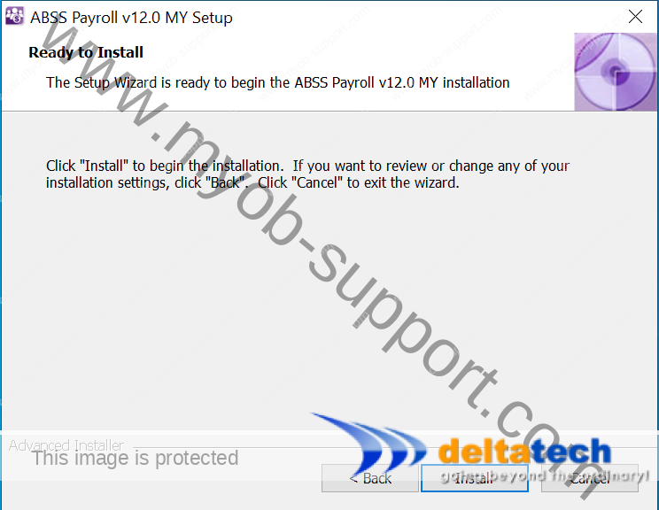 ABSS Payroll install
