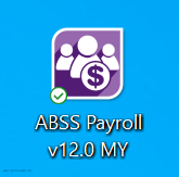 ikon aplikasi abss payroll pada desktop